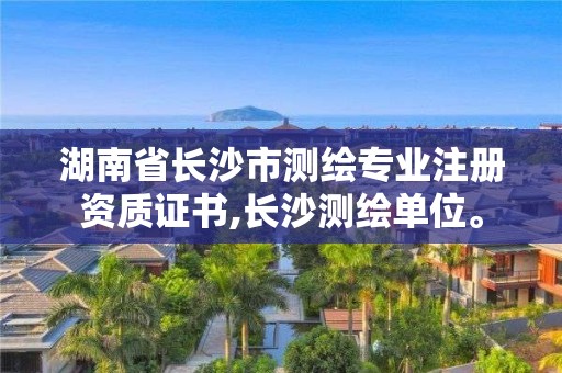 湖南省長沙市測繪專業(yè)注冊資質(zhì)證書,長沙測繪單位。