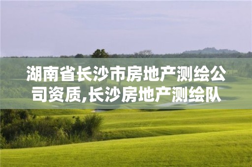 湖南省長沙市房地產測繪公司資質,長沙房地產測繪隊。