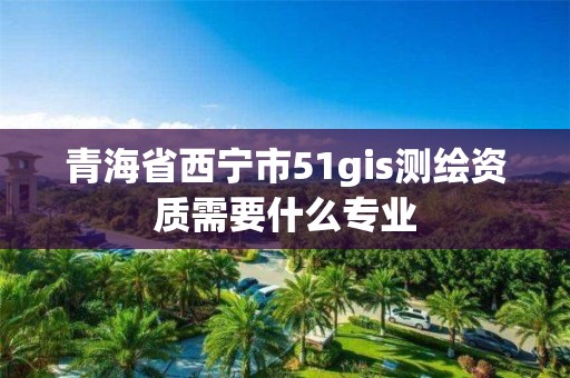 青海省西寧市51gis測繪資質需要什么專業