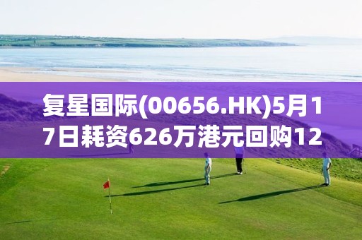 復星國際(00656.HK)5月17日耗資626萬港元回購120萬股