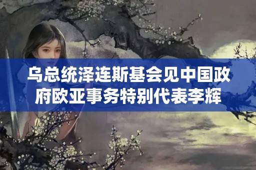 烏總統(tǒng)澤連斯基會見中國政府歐亞事務特別代表李輝