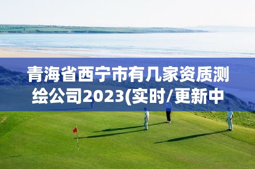 青海省西寧市有幾家資質(zhì)測繪公司2023(實(shí)時(shí)/更新中)