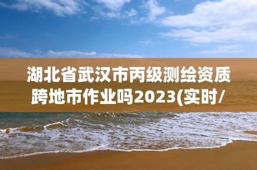 湖北省武漢市丙級測繪資質跨地市作業嗎2023(實時/更新中)