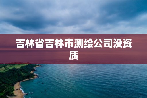 吉林省吉林市測繪公司沒資質(zhì)