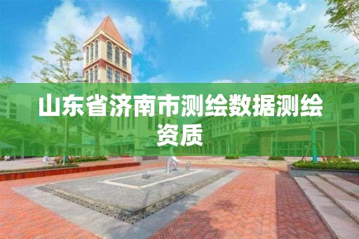 山東省濟南市測繪數據測繪資質