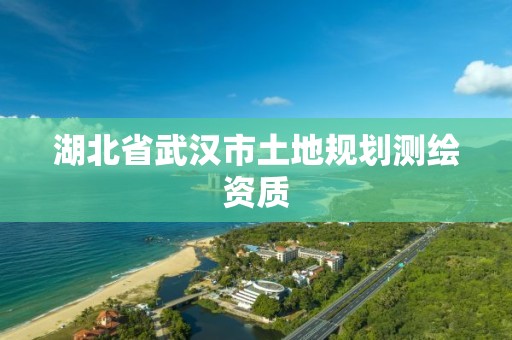 湖北省武漢市土地規劃測繪資質