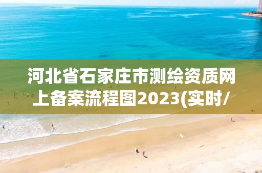 河北省石家莊市測繪資質網上備案流程圖2023(實時/更新中)