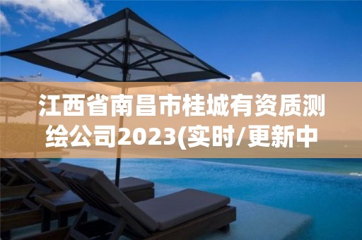 江西省南昌市桂城有資質測繪公司2023(實時/更新中)