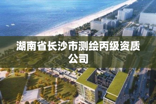 湖南省長沙市測繪丙級資質公司