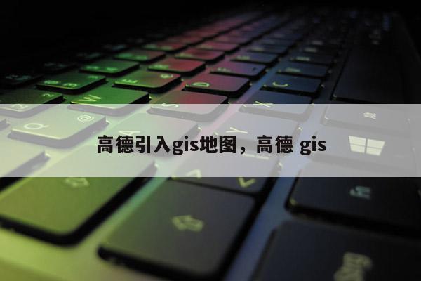 高德引入gis地圖，高德 gis