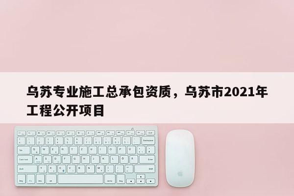 烏蘇專業施工總承包資質，烏蘇市2021年工程公開項目